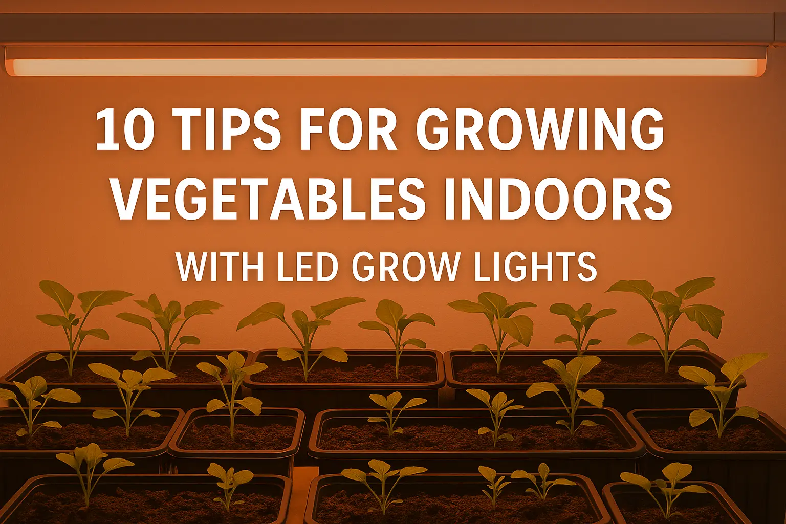 10 Tips for Growing Vegetables Indoors with LED Grow Lights (NZ Guide)