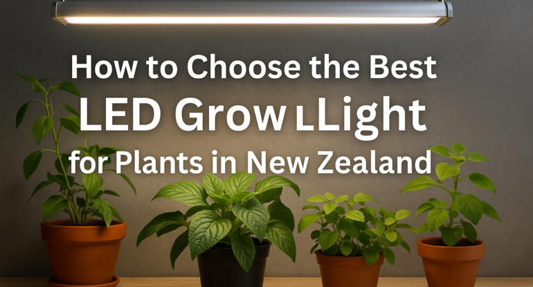 How to Choose the Best LED Grow Light for Plants in New Zealand (Beginner’s Guide)
