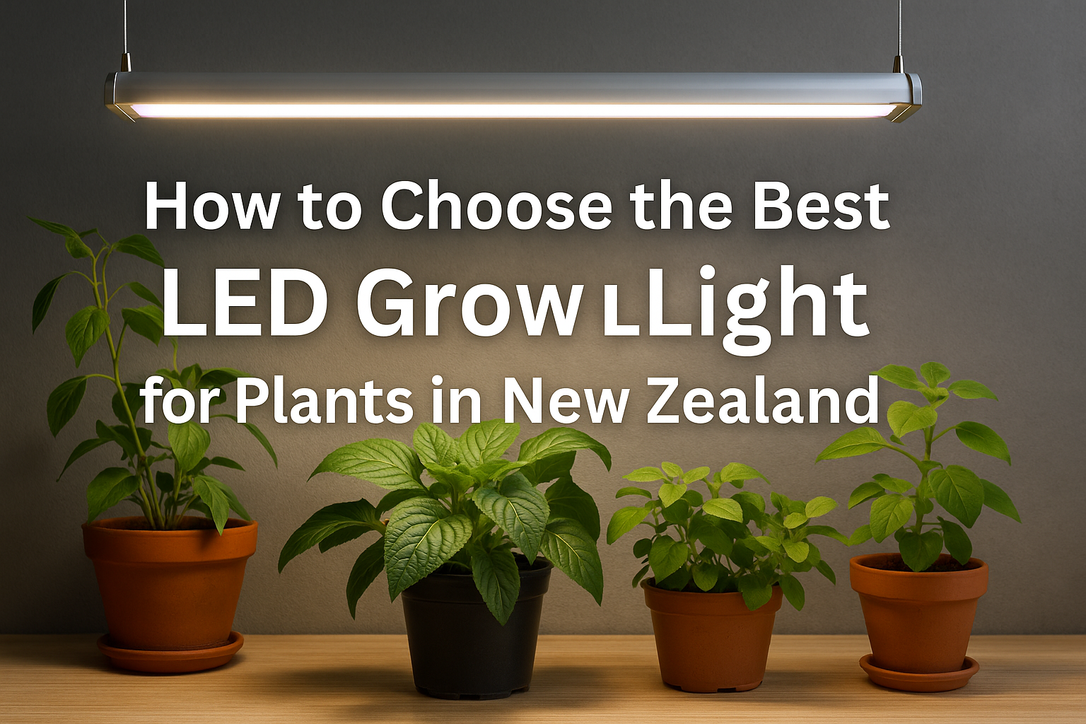How to Choose the Best LED Grow Light for Plants in New Zealand (Beginner’s Guide)