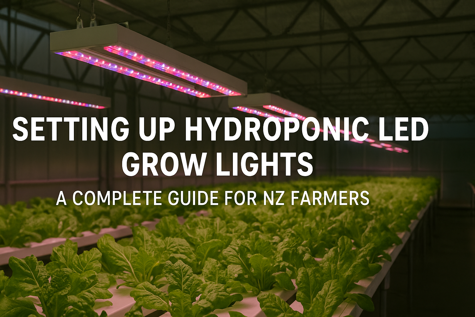 Setting Up Hydroponic LED Grow Lights: A Complete Guide for NZ Farmers