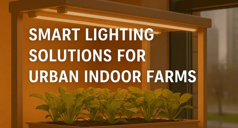 Smart Lighting Solutions for Urban Indoor Farms in New Zealand 1 Smart Lighting Solutions for Urban Indoor Farms in New Zealand