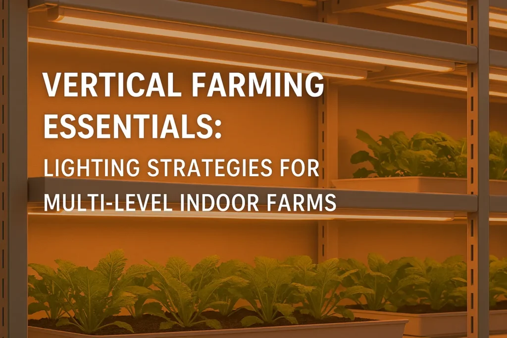 Vertical Farming Essentials Lighting Strategies for Multi-Level Indoor Farms