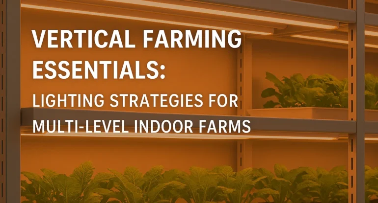 Vertical Farming Essentials Lighting Strategies for Multi-Level Indoor Farms